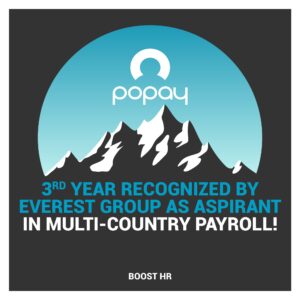 Popay Recognized, 3 years in a row, in Everest Group 2025 PEAK Matrix for Payroll Excellence cover
